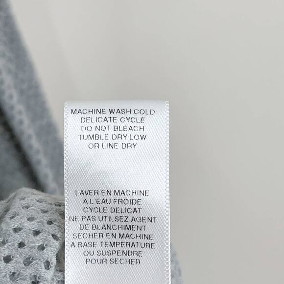 Soft Joie Benton Mesh Top in Heather Grey Gray Small S Lightweight Long Sleeve - Picture 7 of 8
